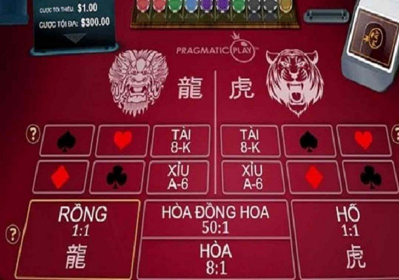 Chơi game Rồng Hổ với các cửa cược tài/xỉu